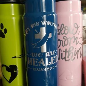 Handmade jewelry and cups